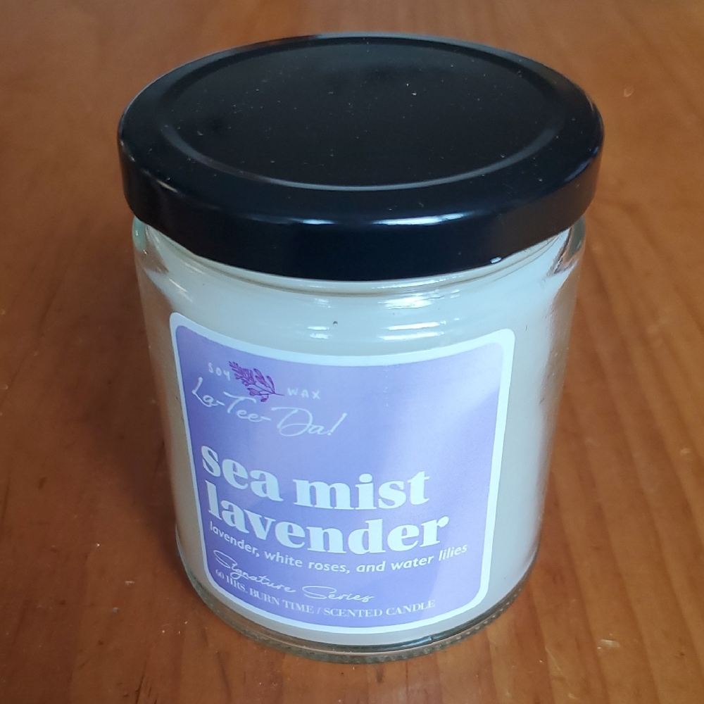 La-tee-da! Soy Wax Candle - Sea Mist Lavender